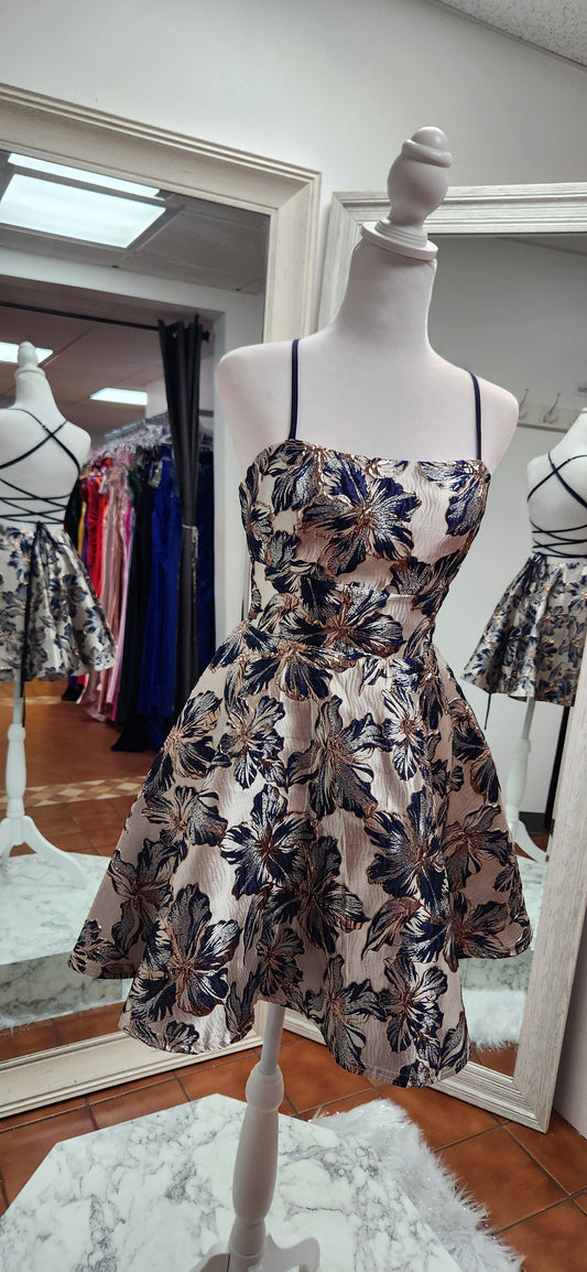 SHORT EMBROIDERED DRESS