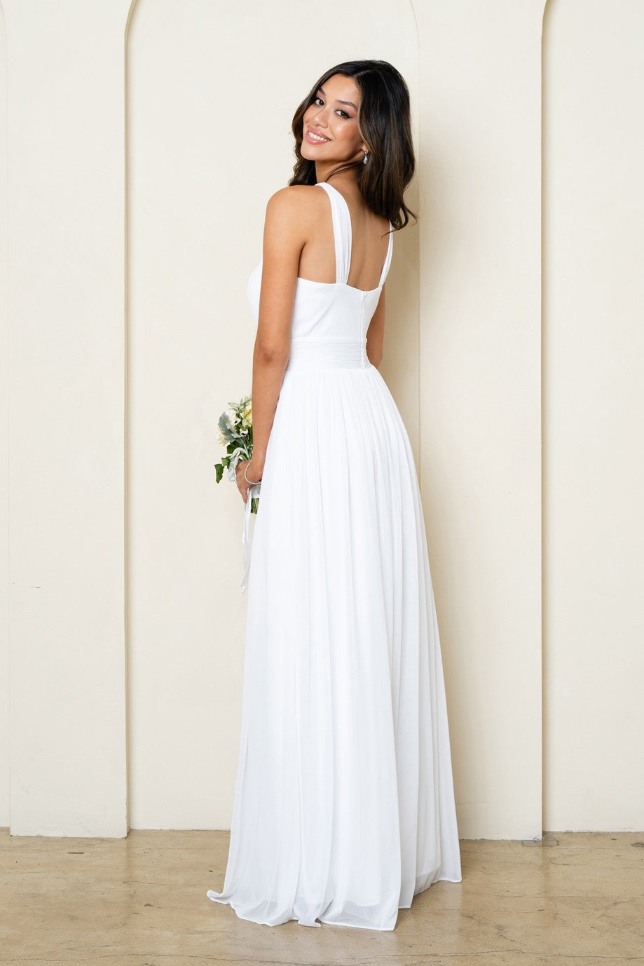 HOLTER SIMPLE BRIDAL DRESS