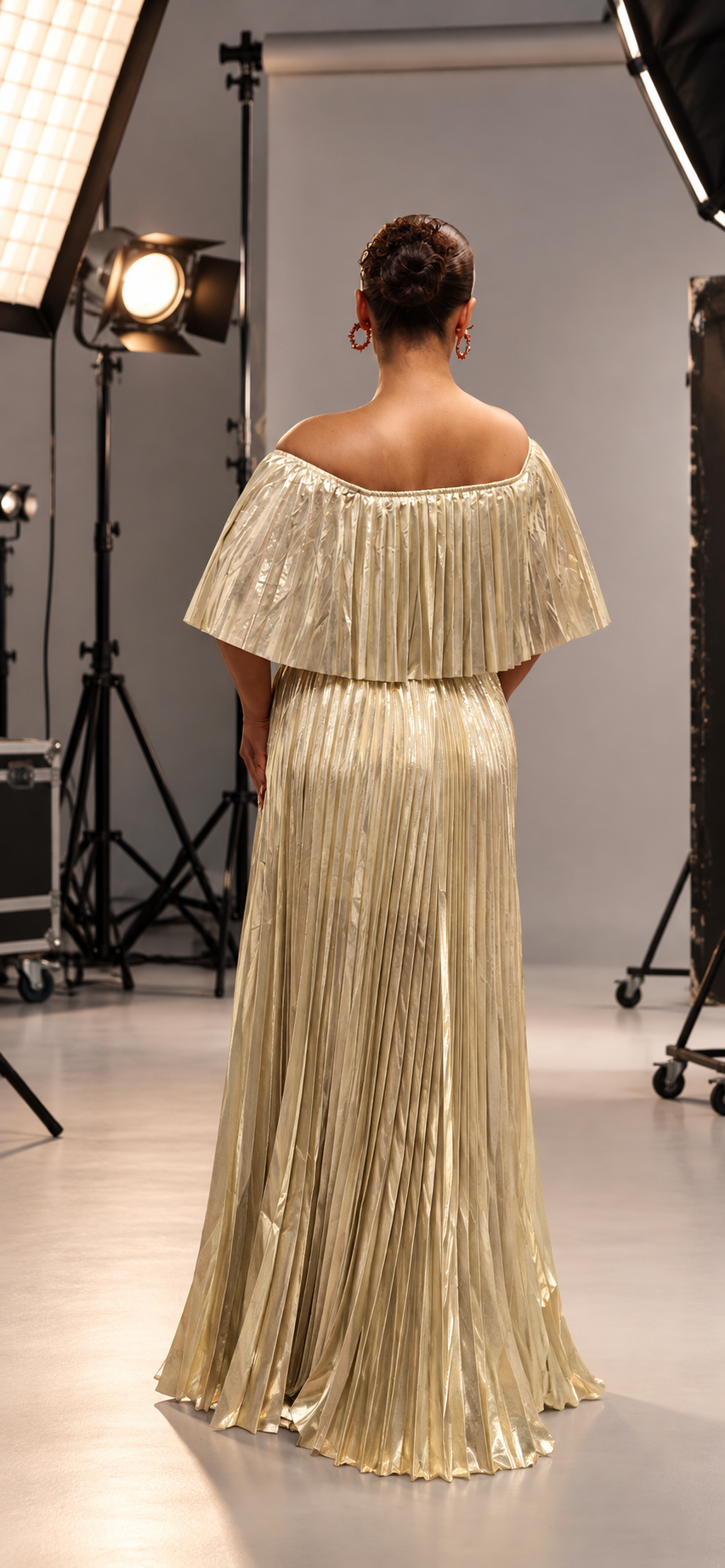 GOLD DREAM MAXY DRESS