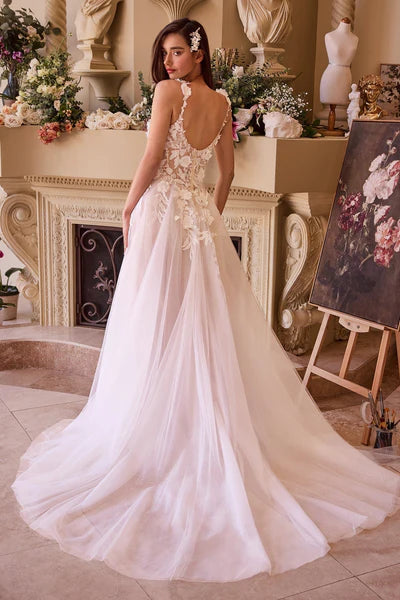 ROSES TOP A-LINE WEDDING DRESS