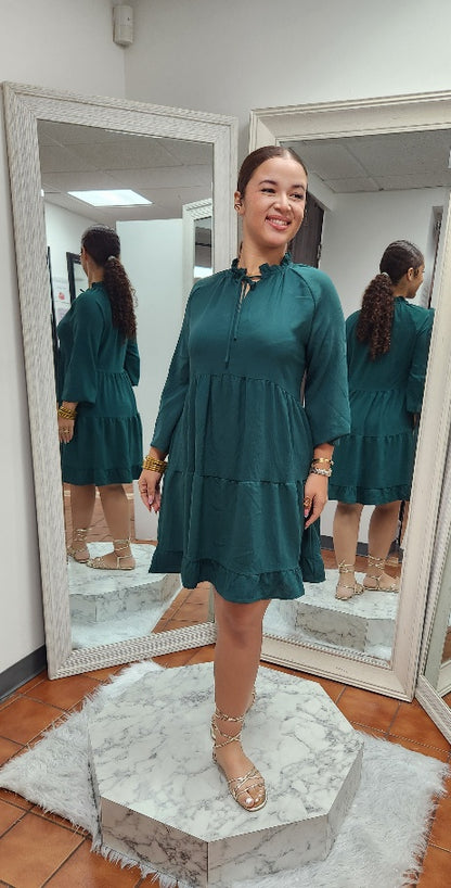 SHORT TIERED DRESS - CLEARENCE