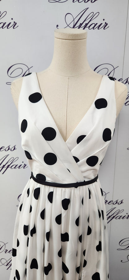 POLKA DOT MAXI DRESS - LAST PIECE- CLEARENCE