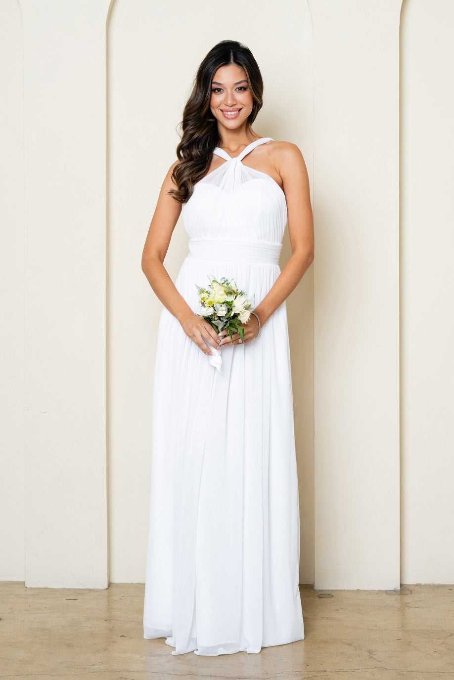 HOLTER SIMPLE BRIDAL DRESS