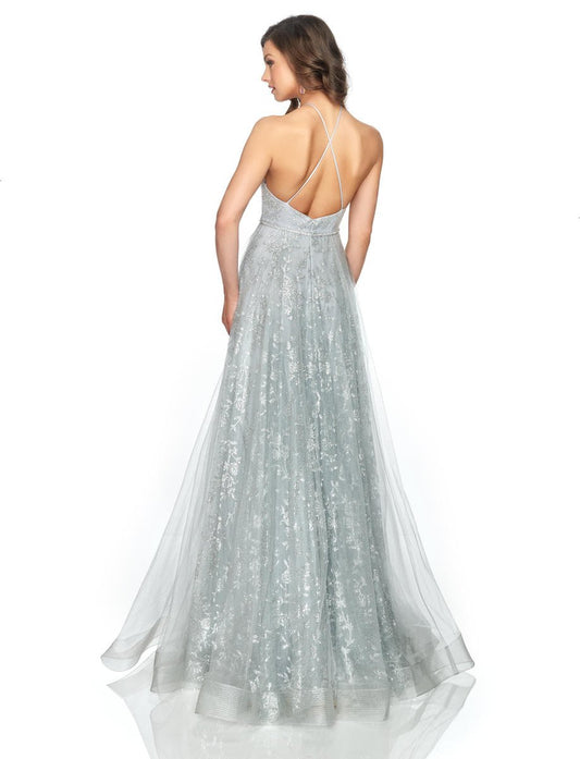 HOLTER A LINE EVENING DRESS - CLEARENCE