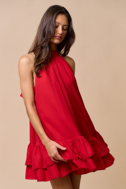 RUBI HOLTER SWEET SHORT DRESS