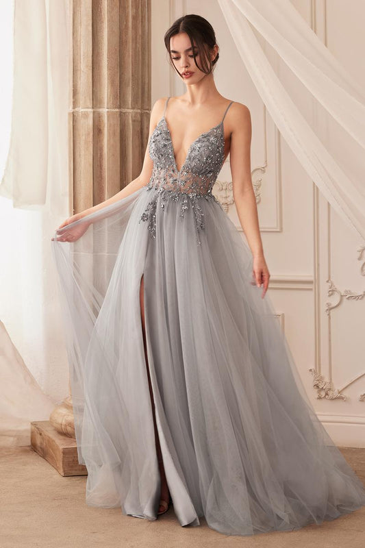 TULL SKIRT ROMANTIC EVENING DRESS - CLEARENCE