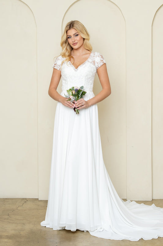 ROMANTIC BRIDAL DRESS