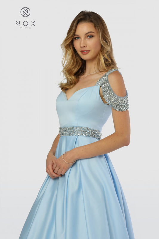 OFF SHOULDER BALL GOWN - CLEARENCE