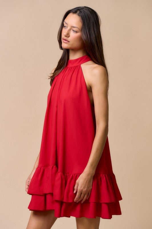 RUBI HOLTER SWEET SHORT DRESS