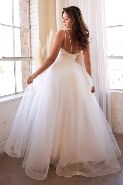 A-LINE TULL SKIRT BRIDAL DRESS