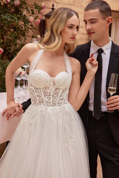 HOLTER CORSET BRIDAL DRESS