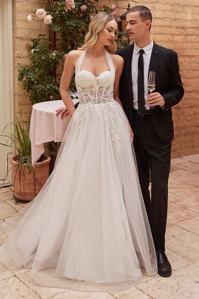 HOLTER CORSET BRIDAL DRESS